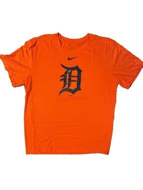 Detroit Tigers Nike Legend Fuse Big Logo Performance T-Shirt Orange Men Medium